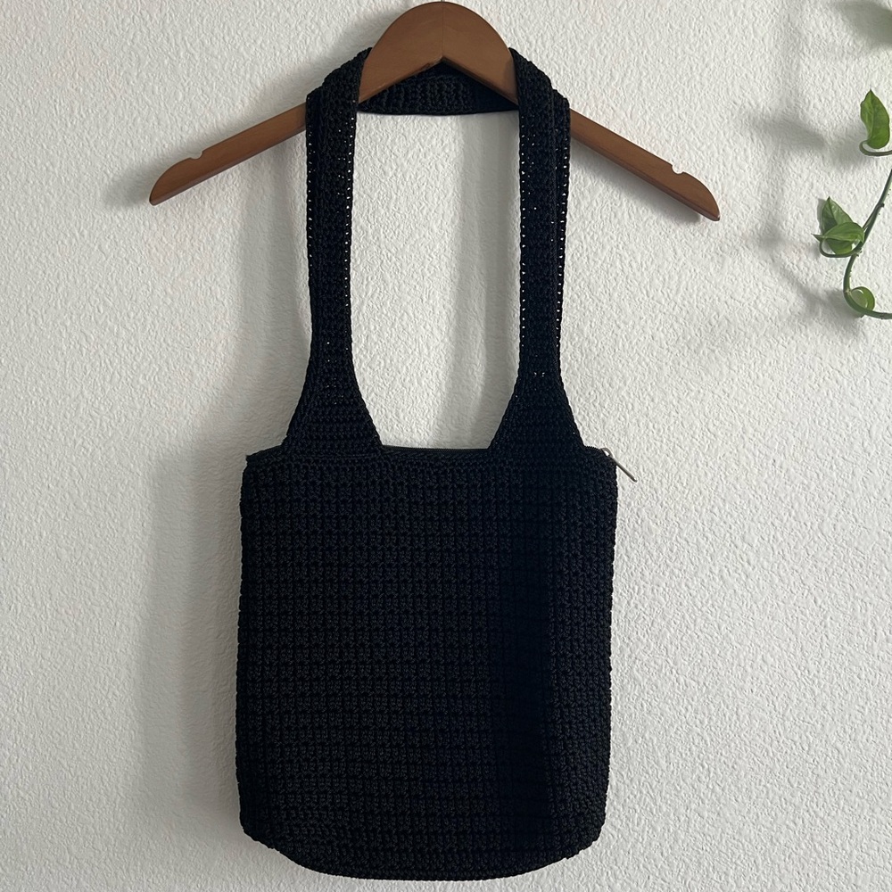 The Sak Black Crochet Bag NWOT